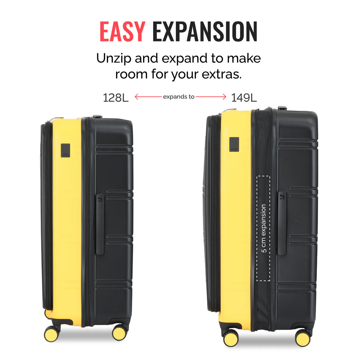 Hold All Hard Yellow