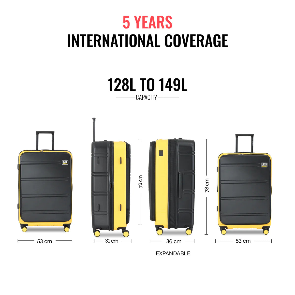 Hold All Hard Yellow